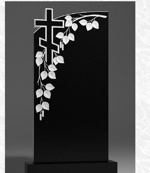 127. Ветка березы с крестом
