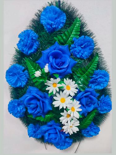 Ромашка синияя В 75/65см ш.40см