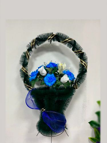 Корзина ваза Пальмира (Синий) 80*50см